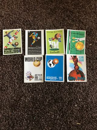 Rare Mexico 1986 World Cup Panini Stickers Posters Seven