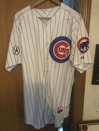 Kris Bryant 2015 Game Issued Roy Chicago Cubs Jersey Ernie Patch Auto
