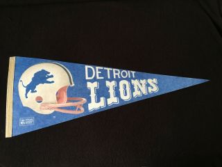 Vintage Detroit Lions Football 2 Bar Helmet 1970 