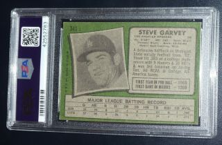 1971 Topps Steve Garvey Rookie PSA 4 VG - EX 341 RC Check out Others WOW 2