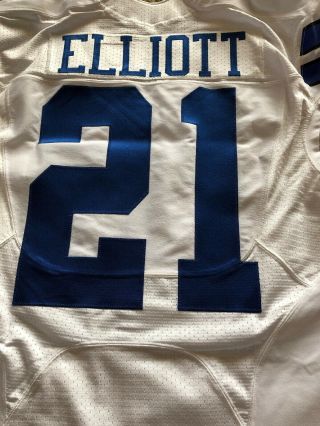 Nike 2016 Dallas Cowboys Game Issued Jersey 21 Zeke Elliott 6