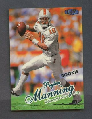 1998 Fleer Ultra 201 Peyton Manning Colts Rc Rookie