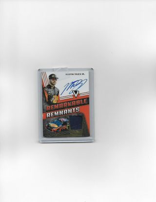 2018 Victory Lane Martin Truex Jr.  Remarkable Remnants Gold,  Sn,  Piece Authentic