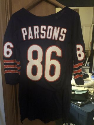 Bob Parsons Chicago Bears game worn jersey 2