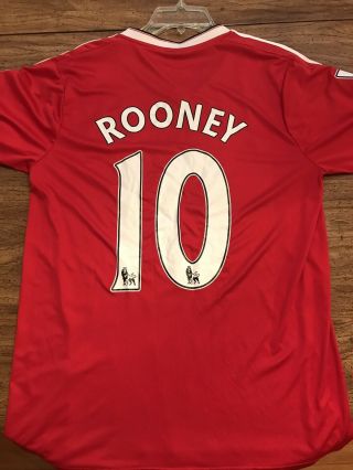 Wayne Rooney Manchester United Jersey Xl