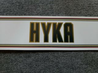 Vegas Golden Knights Locker Room Name Plate Hyka 2019 2