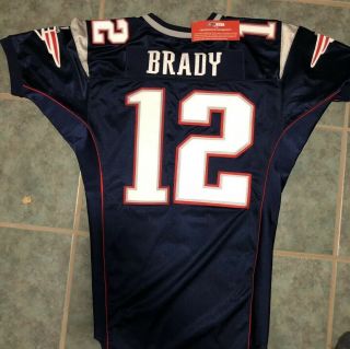 2000 Authentic Team england Patriots Issued Tom Brady Jersey Size 46 2