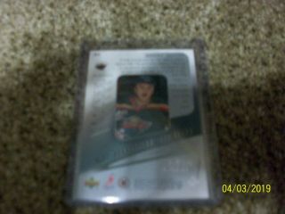 2003 - 04 SP Game Edition 64 Brent Burns Minnesota Wild Rookie Hockey Card 2