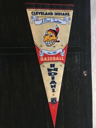 Cleveland Indians Chief Wahoo Pennant