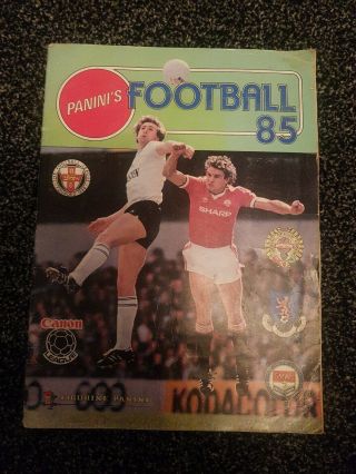 Paninis Football 85 Sticker Album Only 98 Complete 19 Stickers Missing