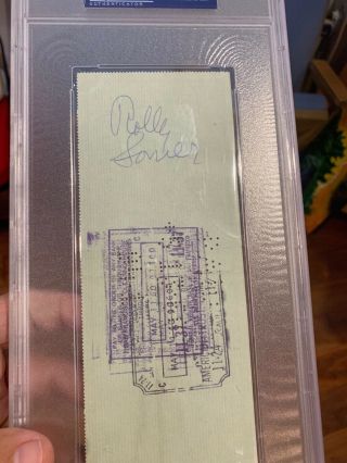Ty Cobb AUTO autographed Check Document PSA/DNA 9 5/5/60 6