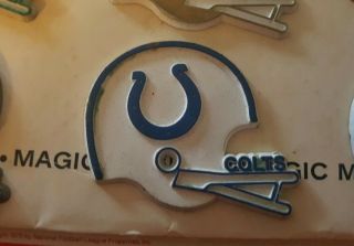 Vintage 1970s Baltimore Colts Helmet Fridge Magnet.