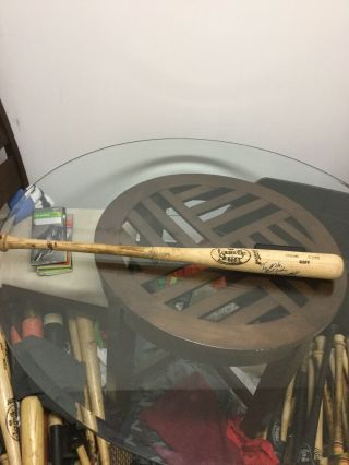 Expos Pirates Astros Jerry Goff Signed Autographed Game Bat 2