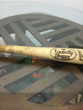 Expos Pirates Astros Jerry Goff Signed Autographed Game Bat 5