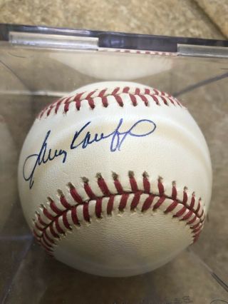 Dodgers Hall Of Famer Sandy Koufax Signed Baseball - Jsa Loa
