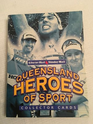 2001 Queensland Heroes Of Sport Collector Cards - Full Set In Album 84/84 Cards