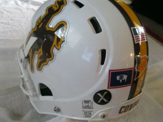 Rare Xenith Full Size Wyoming Cowboys,  Mw,  Ncaa College Football Game Helmet