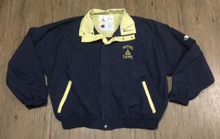 Vintage Notre Dame Fighting Irish Champion Team Athlete Player Jacket Men 