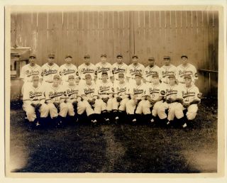 1949 Baltimore Elite Giants Negro League Team Type 1 Photo - Black Kimbro Byrd