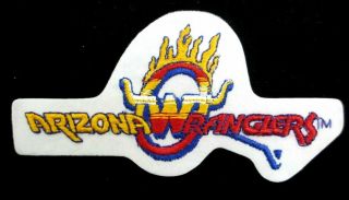 1983 Arizona Wranglers - Usfl Embroidered Felt Patch 2.  75 " X 5.  25 " Nos