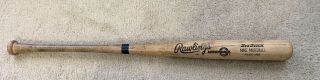 Photo Matched 1988 World Series / NLCS Game Bat - Dodgers Mike Marshall 2