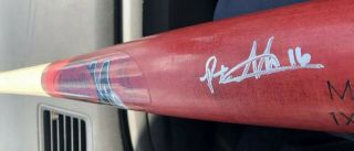 PETE ALONSO SIGNED PSA/DNA ROOKIE - GRAPH OLD FULL SIGNATURE LS M9 GAME MODEL BAT 5