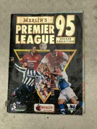 Merlin Premier League 95 100 Complete Sticker Album 1995