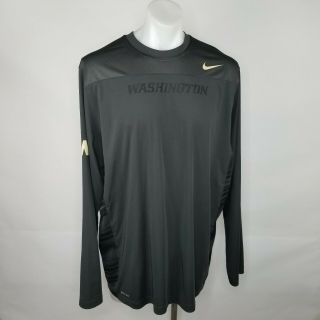 Nike Dri - Fit University Of Washington Huskies L/s Shirt Sz 2xl