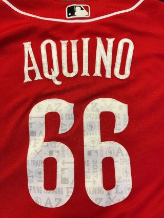 Cincinnati Reds - Aristides Aquino - Game - 2017 Spring training 2