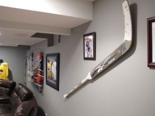 Goalie Hockey Stick Display / Wall Mount / Hanger For Game - Goalie Sticks