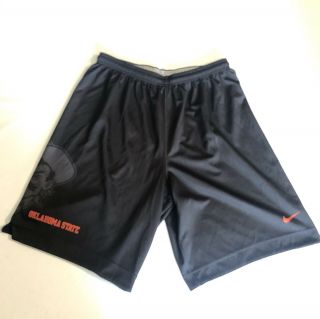 Nike Ncaa Oklahoma State University Men’s Xxl Drawstring Basketball Shorts - Black