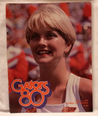 1980 Georgia football game programs plus 1981 Sugar Bowl,  National Champions 9