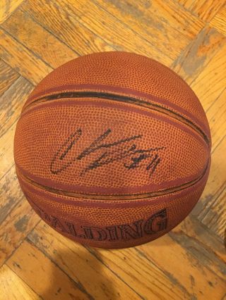 Chasson Randle Autographed Basketball