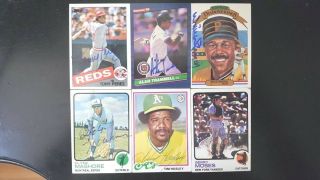 Willie Stargell Hof Pirates Autographed Signed 1982 Donruss Diamond King Card