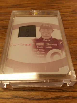 2017 National Treasures Racing Kyle Larson Hats Off Printing Plate 1/1