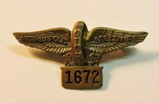 Indy 500 1948 Bronze Pit Badge 1672