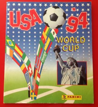Vintage Panini World Cup Usa 1994 Football Sticker Album 75 Complete