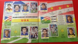 Vintage Panini WORLD CUP USA 1994 FOOTBALL STICKER ALBUM 75 Complete 4