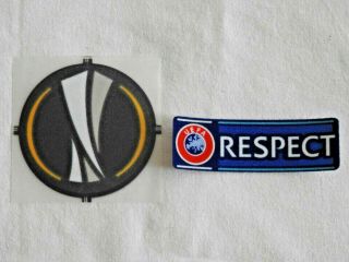 Uefa Europa League & Respect Football Sleeve Patches/badges 2016 - Present