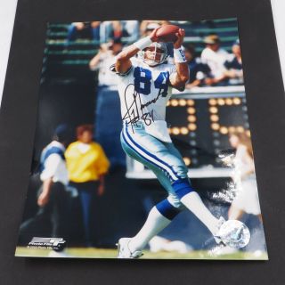 Jay Novacek Nfl Dallas Cowboys Signed Autographed 8x10 Color Photo With