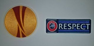 Uefa Europa League & Respect Football Sleeve Patches/badges 2012 - 2015