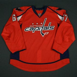 2015 - 16 Chris Brown Washington Capitals Game Issued Reebok Hockey Jersey Meigray