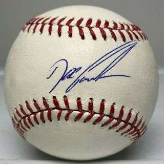 Dwight Doc Gooden Single Signed Baseball Auto Autograph Yankees/ Mets Leaf