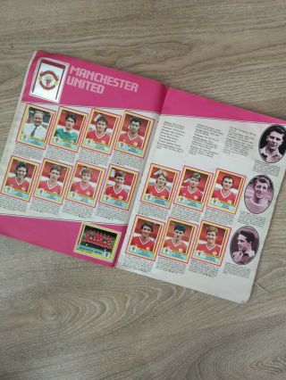 Rare Vintage 100 Complete 1987 Panini Football Sticker Album Retro Soccer Full 4