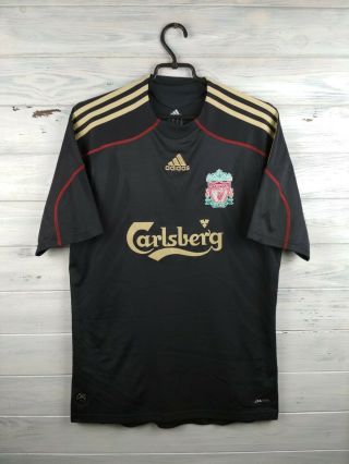 Liverpool Jersey Medium 2009 2010 Away Shirt Soccer Football Adidas
