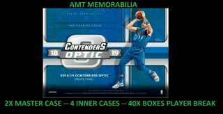Larry Bird Boston Celtics 2018/19 Contenders Optic 2x Case Break 40x Boxes