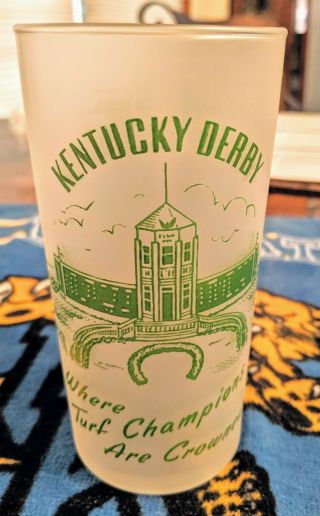 1951 Kentucky Derby Glass.  Smoke Home