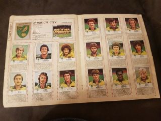 Panini ' s football 80 Sticker Album Complete (1980 ' s) 3