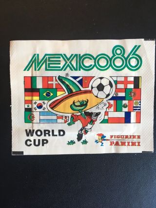 Panini World Cup Mexico 86 Football Sticker Packet -