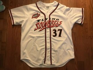 2010 Sf Giants Richmond Flying Squirrels Game Worn Home 37 Jersey Size 52